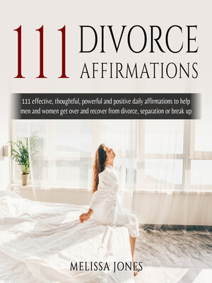 cover image of 111 divorce affirmations